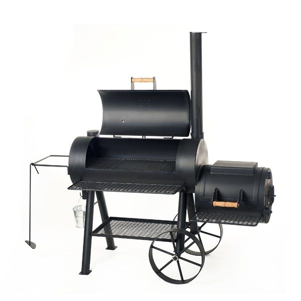 Reverse Flow smoker barbecue grill