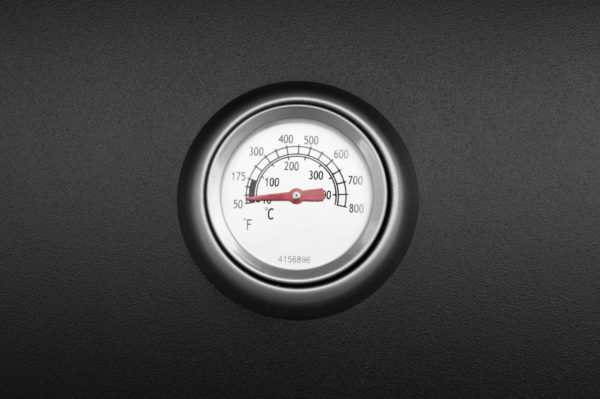 Mustang gas grill Knoxville zwart thermometer