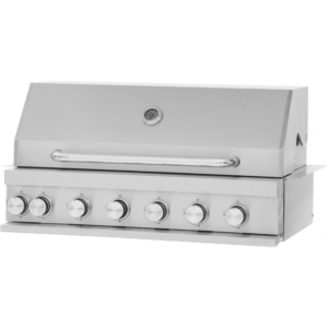 Jewel 7 pits RVS Mustang gas grill zelfbouw