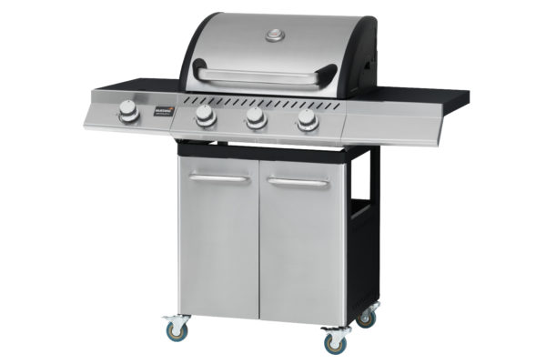 Mustang RVS gas grill Knoxville zijaanzicht