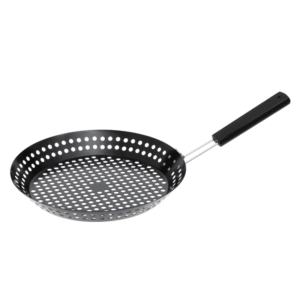 bbq grill pan rond met steel van mustang