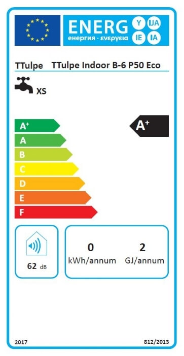 TTulpe Indoor B-6 energie label