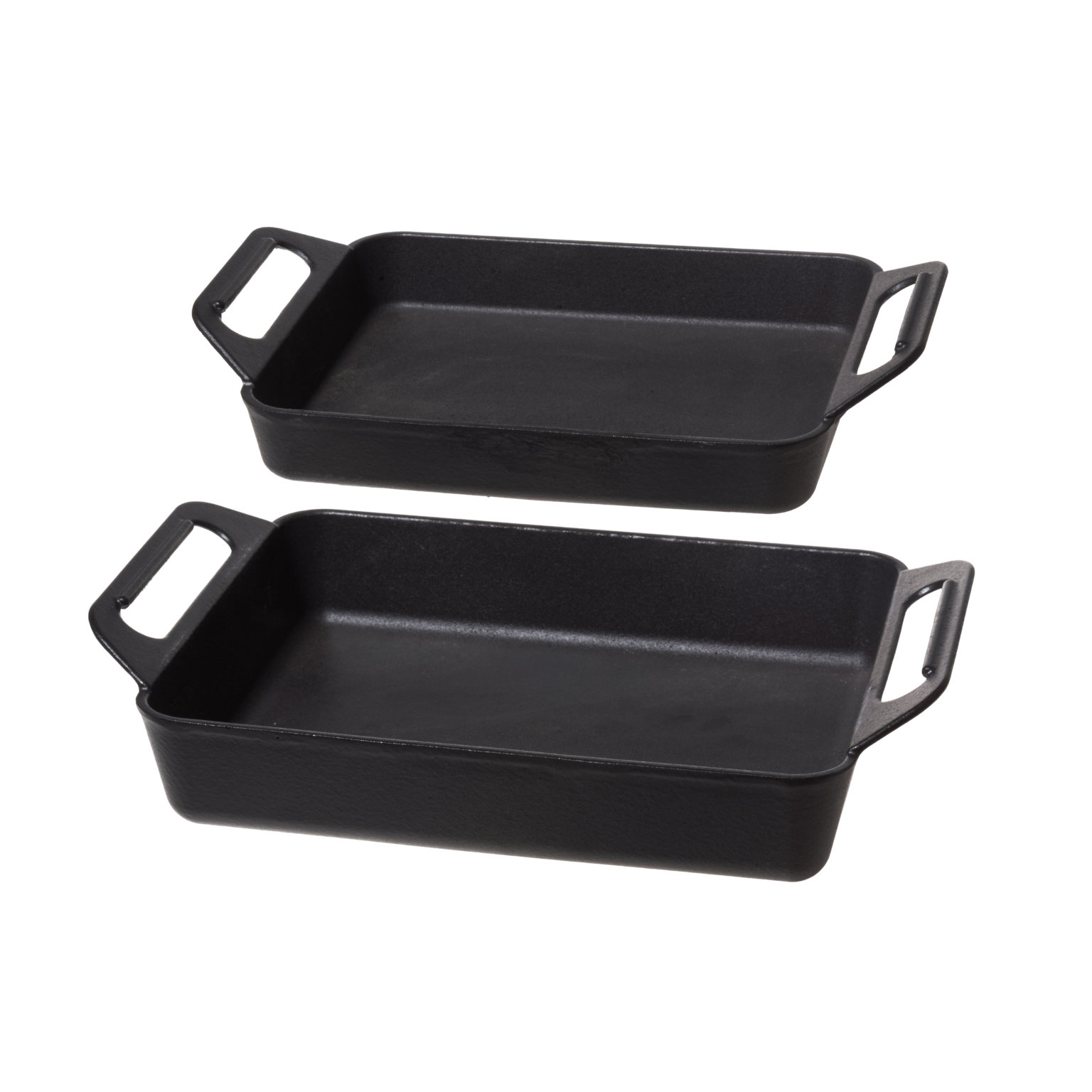 Mustang gietijzeren bbq / oven schalen set van 2 MultiFlame